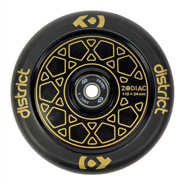 Wheel District Zodiac 110mm, Gold/Black